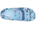 Классические сланцы Crocs с мраморным рисунком и двойными ремешками