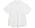 Рубашка Barbour Nelson Short Sleeve Summer Fit из льняной смеси с коротким рукавом