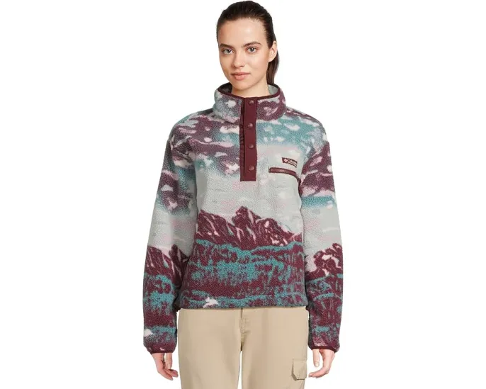 Кропированная толстовка Columbia Helvetia II с принтом и карманом на молнии