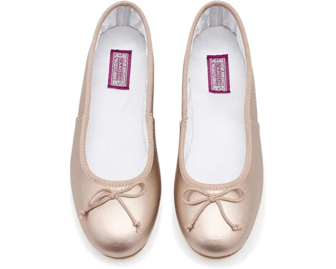 Балетки Alia для детей от L'Amour Shoes с бантом и резиновой подошвой