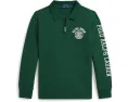 Поло Polo Ralph Lauren Kids из хлопковой сетки с логотипом для малышей и детей