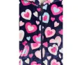 Hatley детская флисовая кофта Bunches of Hearts с цветочным узором