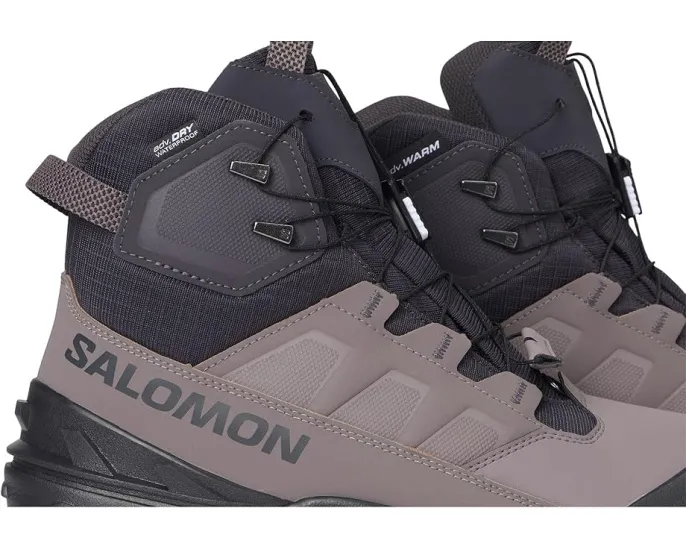 Зимние треккинговые ботинки Salomon Crosstrak с высоким утеплением
