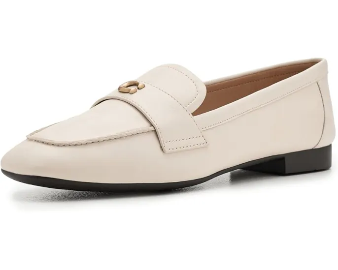 Лоферы COACH Sculpted C Leather Loafers с кожаным верхом