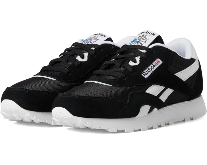 Кроссовки Reebok Kids Classic Nylon с сетчатым верхом и резиновой подошвой