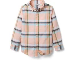 Рубашка Janie and Jack Madras Plaid на пуговицах для малышей и детей