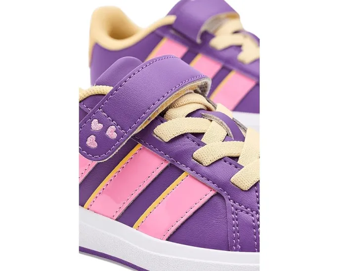 Кроссовки x Disney Minnie Mouse Grand Court на шнуровке-резинке Adidas