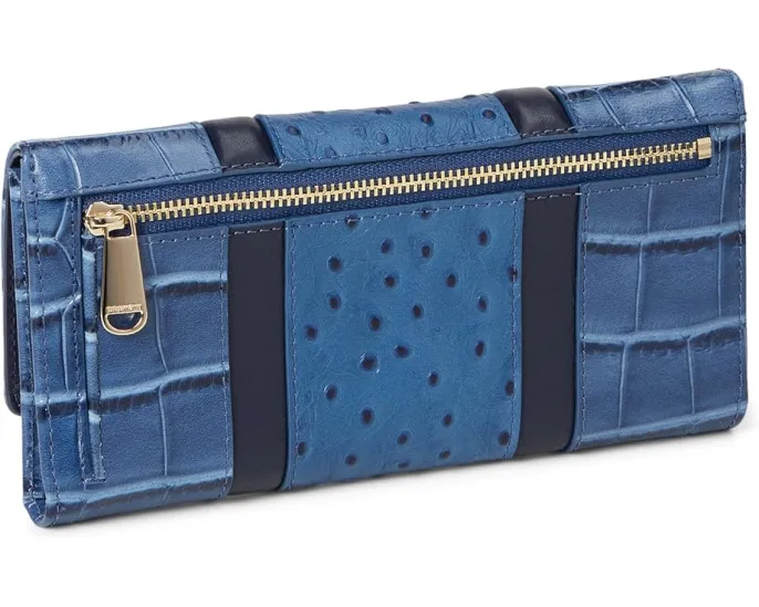 Кошелек Cordelia тройного сложения с карманом на молнии сзади Brahmin