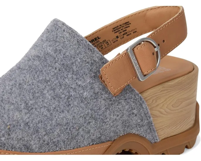 Клоги SOREL Roam'n Clog Felt из войлока и кожи с регулируемым ремешком