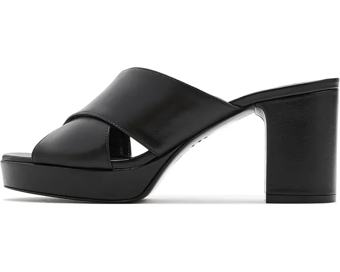 Stuart Weitzman Dayna Platform Slide босоножки на платформе черные