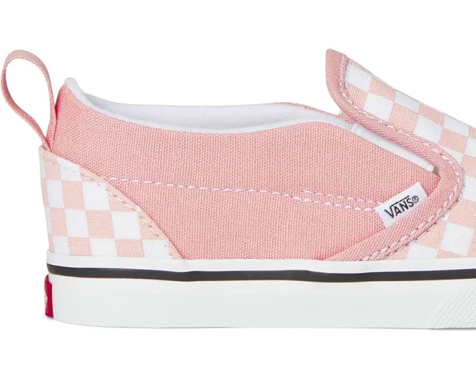 Детские кеды Vans Slip-On V для малышей с принтом и резиновой подошвой