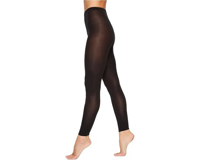 Леггинсы Wolford Velvet 66 с бархатистой текстурой и технологией платинга