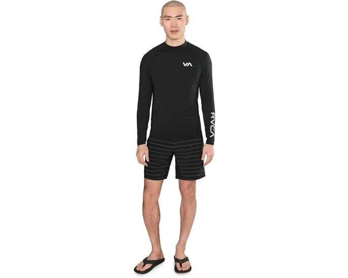 Плавки RVCA Steady Stripe Trunk с карманами на молнии и шнурке