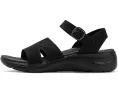 Сандалии SKECHERS GO Walk Arch Fit 2.0 с блестящей пряжей и поддержкой свода стопы