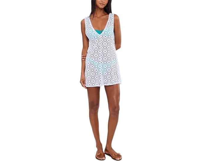 Платье BECCA Las Colinas из кружевного трикотажа с V образным вырезом