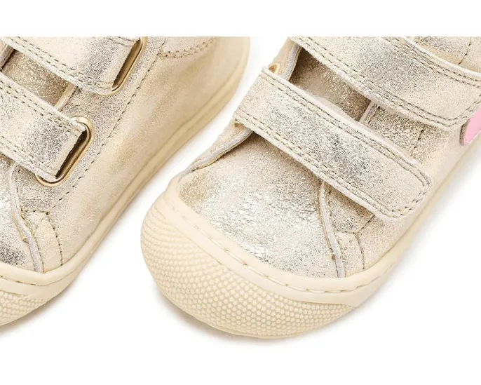 Naturino Xyndra Vl детские туфли с кожаным верхом и металлическим цветком