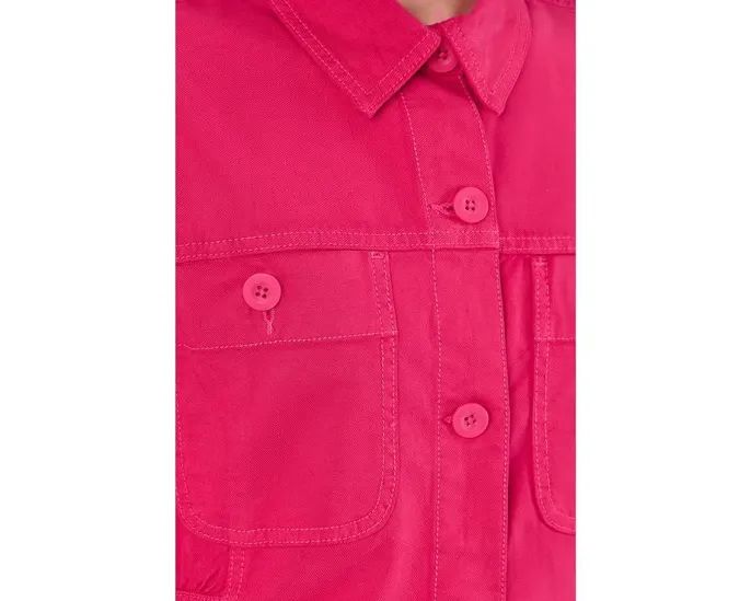 Куртка-рубашка Liverpool Los Angeles с рукавом 3/4 и накладными карманами