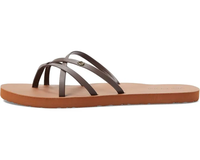 Сандалии Volcom New School II с перекрестными ремешками и поддержкой свода