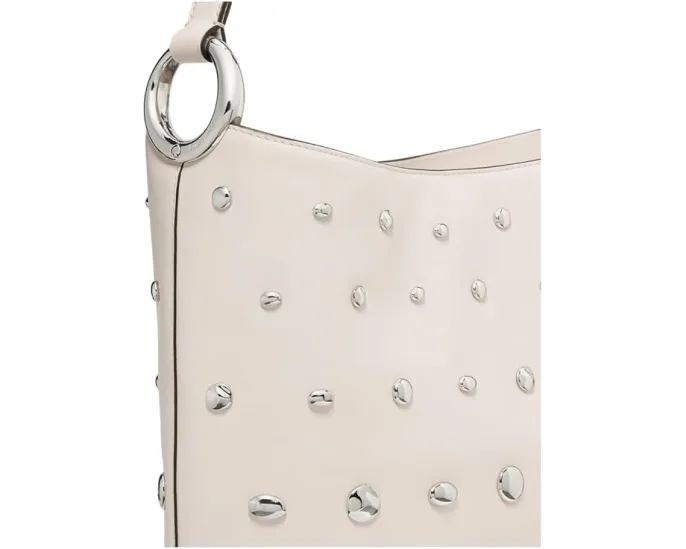 Сумка-ведро Halo из мелкозернистой кожи со стразами на плечевом ремне Kate Spade New York