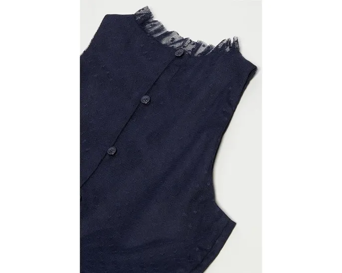 Детское платье с ярусами из сетки и горошком Janie and Jack