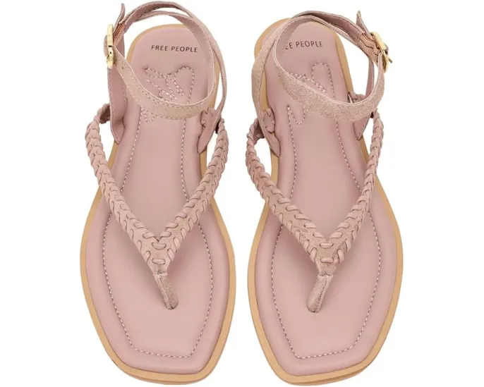 Сандалии Free People Waverly Whipstitch с ручной строчкой и открытым носком