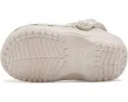 Crocs детские клоги Classic Crafted Canvas с веганской замшей и стежками