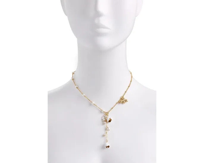 Кулон Y-образный Golden Bloom от Kate Spade New York с цветочным мотивом