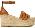 Босоножки Tory Burch Ines на платформе 80 мм с ремешком на щиколотке