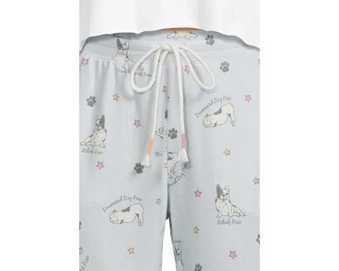 Брюки P.J. Salvage Banded Pant с принтом и манжетами