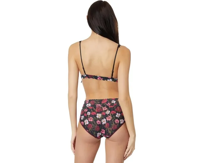 Бюстгальтер-бралетт Papillion Rose с открытой передней частью и цветочным принтом Hanky Panky