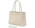 Madewell Кожаная сумка-тоут Handwoven Leather Tote с плетеным дизайном