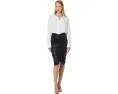 Боди Norma Kamali Super Oversized Boyfriend NK Shirt из хлопкового поплина на застежке-липучке