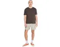 Шорты RVCA Exotica Seersucker Elastic 17 с эластичным поясом и карманом на пуговице