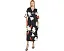 Natori Кафтан Kami Caftan с принтом черный