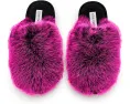 Детские тапочки Steve Madden Kids Poof из искусственного меха