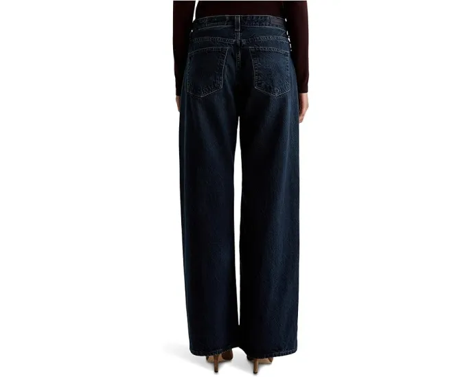 Джинсы AG Jeans Adria Low Rise Baggy Wide Leg свободного кроя
