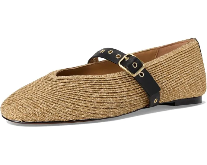 Туфли Madewell Remy Mary Jane на плоском ходу из соломки