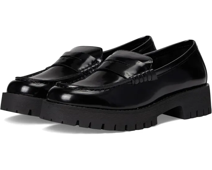 Лоферы Steve Madden Langsten из мягкой замши на устойчивом каблуке