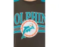 Junk Food Clothing футболка кроп Miami Dolphins со стразами