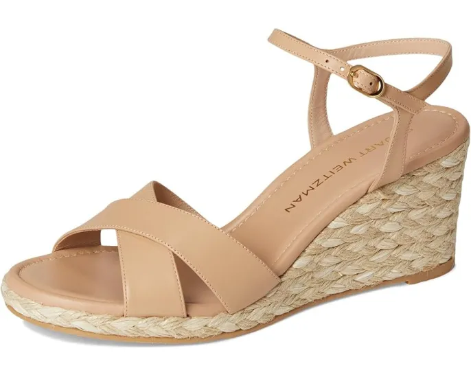 Эспадрильи Stuart Weitzman Dayna Espadrille Wedge на танкетке с ремешком на щиколотке