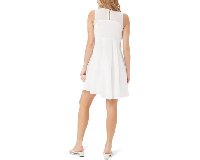 Платье Trina Turk Mauvie из хлопка с запахом на пуговице