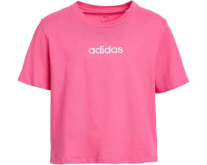 Футболка adidas Kids с вышитым логотипом из мягкого хлопкового джерси