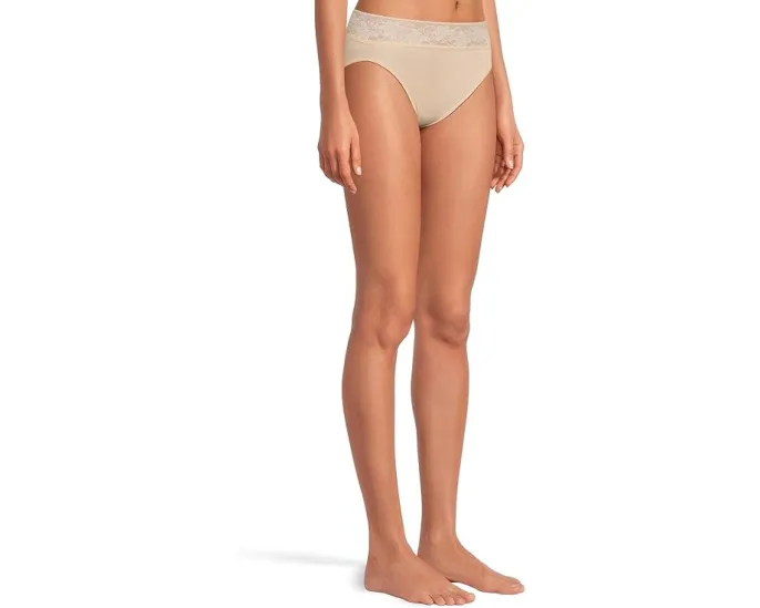 Трусы Wacoal Comfort Touch Hi Cut с кружевной резинкой из тенсела