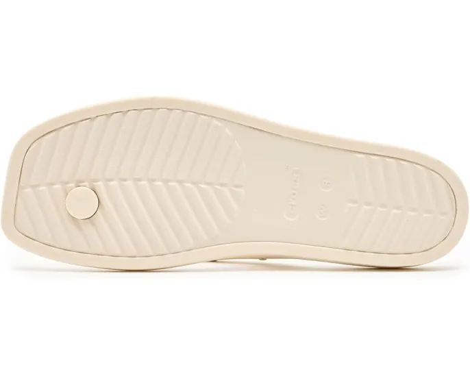 Сланцы Crocs Miami Flip с клиновидной подошвой и квадратным носком