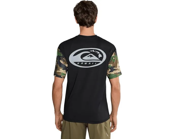 Короткая футболка Quiksilver Hi Everyday Short Sleeve Surf Tee с ярким принтом