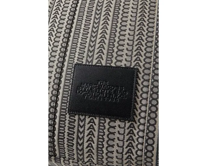 Большая сумка тоут Marc Jacobs из глянцевой кожи с искусственным мехом