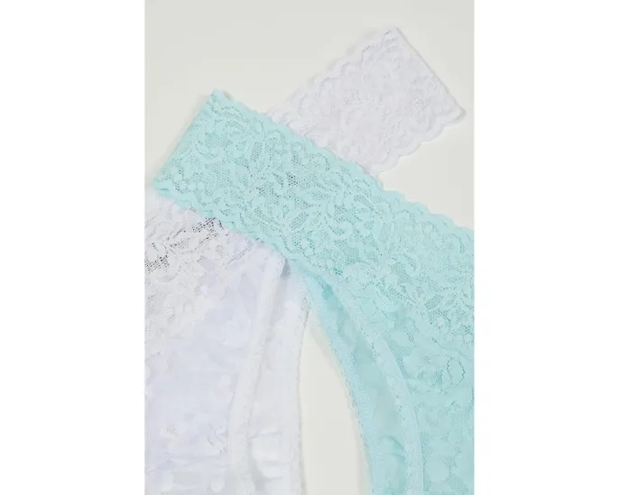 Набор Hanky Panky из 2 стрингов I Do и Mrs с V образным вырезом