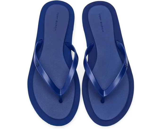 Шлепанцы Tory Burch Flip Flop с мягкой стелькой и логотипом