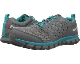 Кроссовки рабочие Reebok Sublite Cushion Work Alloy Toe SD серо-бирюзовые