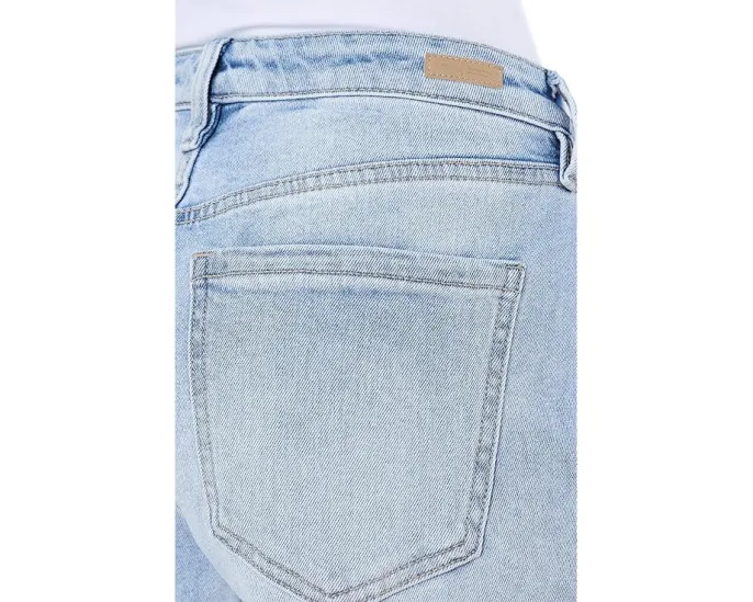 Джинсы Liverpool Kennedy Mid Rise Crop Straight с разрезом